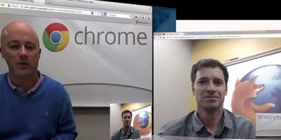 Imagem de: Google e Mozilla realizam chamada de vídeo entre navegadores diferentes