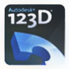 Logo Autodesk 123D Ícone Logo Autodesk 123D Ícone