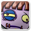 Logo Zombie Charm Ícone Logo Zombie Charm Ícone