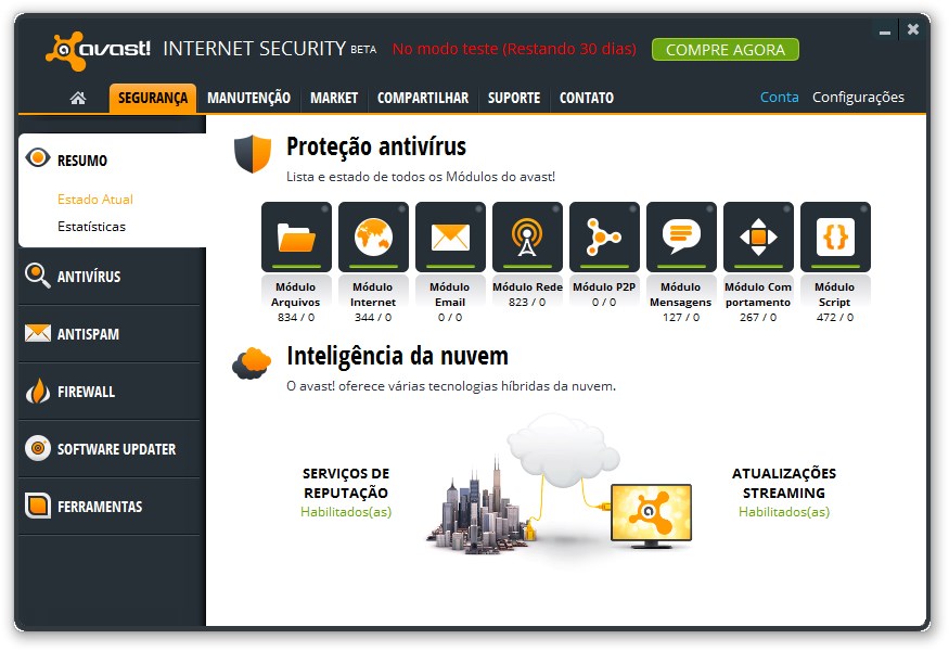 Imagem 7 do avast! Internet Security 8