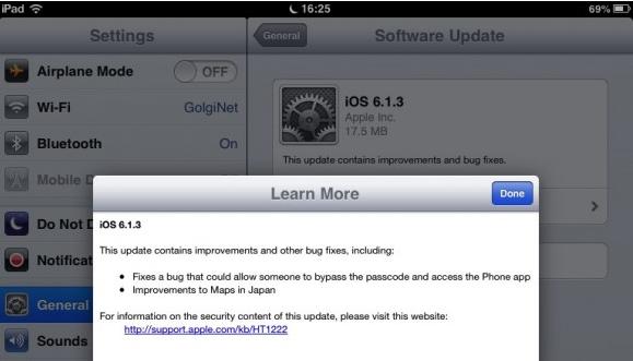 apple lança atualização para o ios 6 1 3 tecmundo