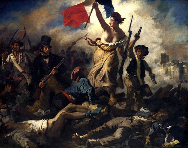 "A Liberdade Guiando o Povo", de Eugène Delacroix Fonte da imagem: Reprodução/Wikipédia