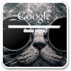 Logo Custom Google Background Ícone Logo Custom Google Background Ícone