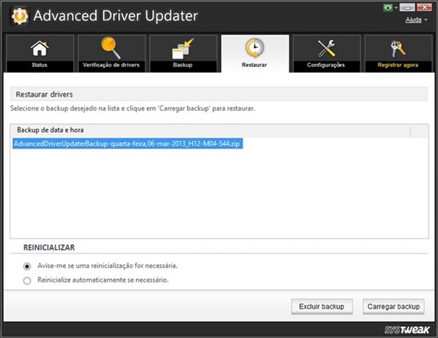 Imagem 7 do Advanced Driver Updater