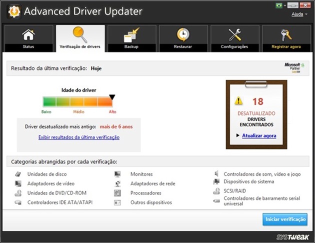 Imagem 2 do Advanced Driver Updater