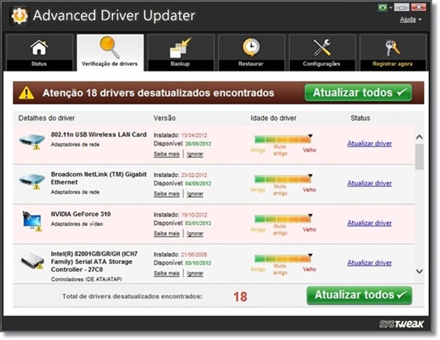 Imagem 4 do Advanced Driver Updater