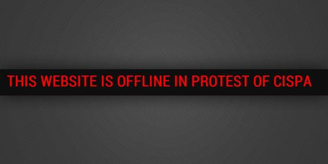 Imagem de: Mais de 200 sites saem do ar em protesto contra a CISPA