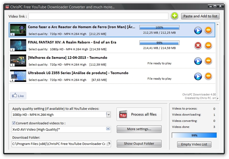 for mac instal ChrisPC VideoTube Downloader Pro 14.23.0816