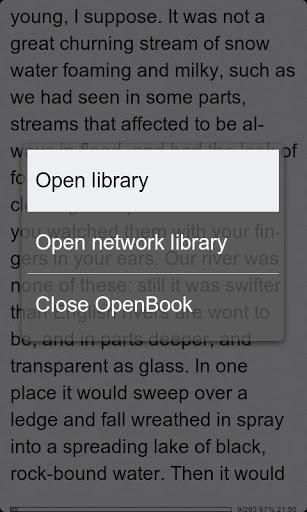 Open Book Reader - Imagem 2 do software