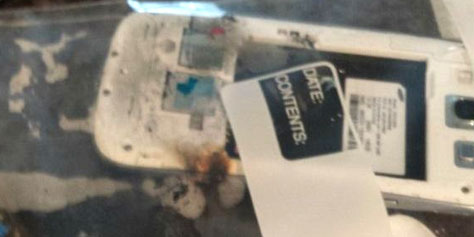 Imagem de: Galaxy S3 pega fogo durante recarregamento da bateria
