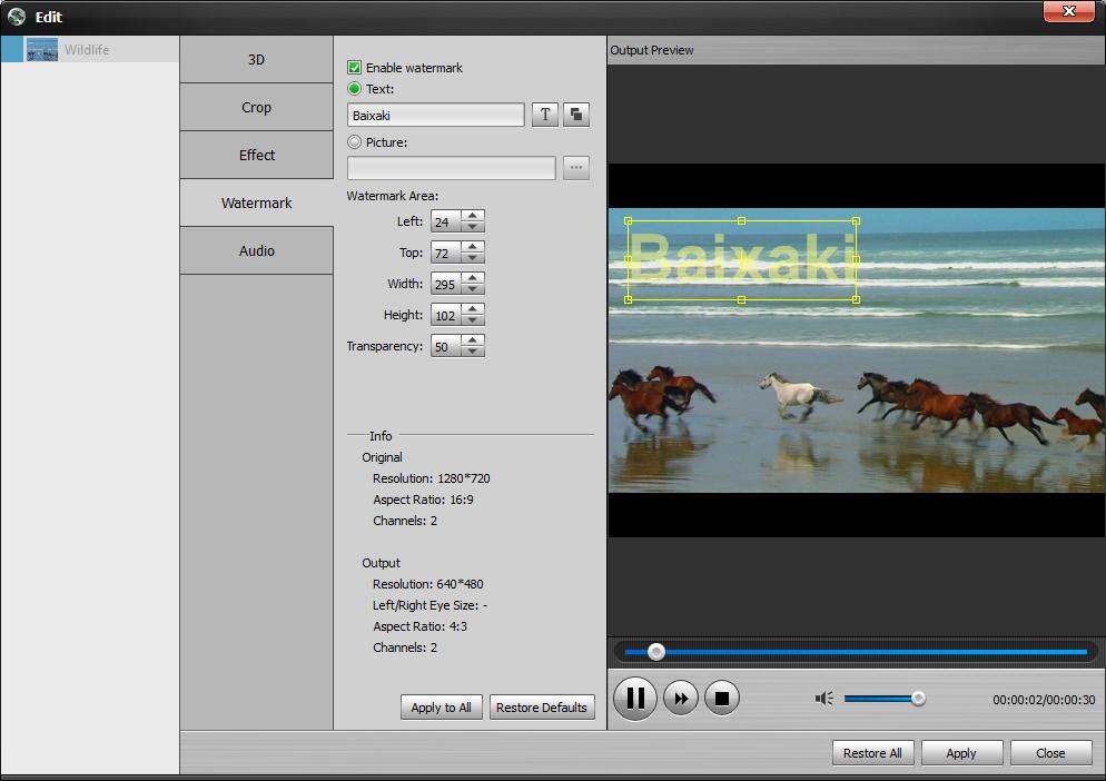 Imagem 5 do Aiseesoft Total Video Converter Platinum