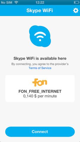 how to use skype wifi on iphone