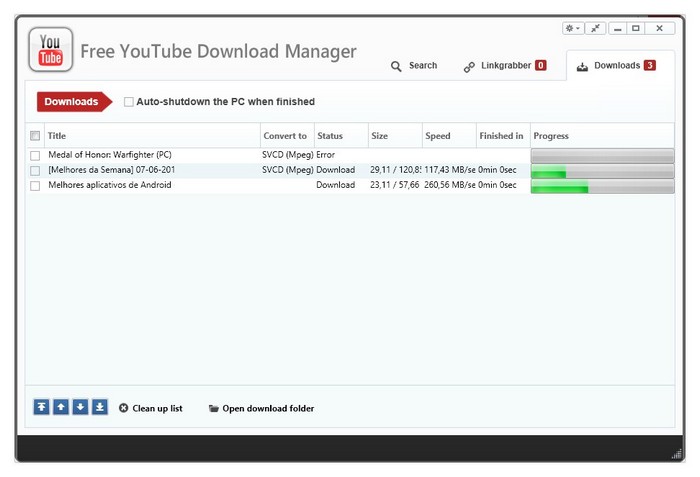 free downloader manager youtube