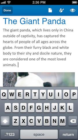 Microsoft Office Mobile screenshot 4