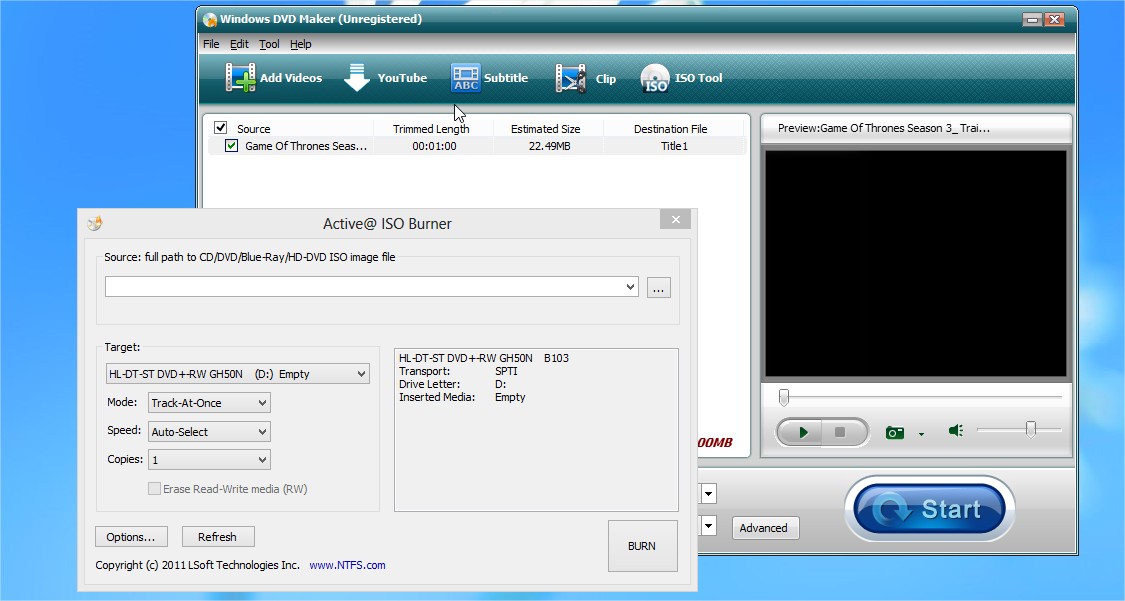 free dvd maker windows 7