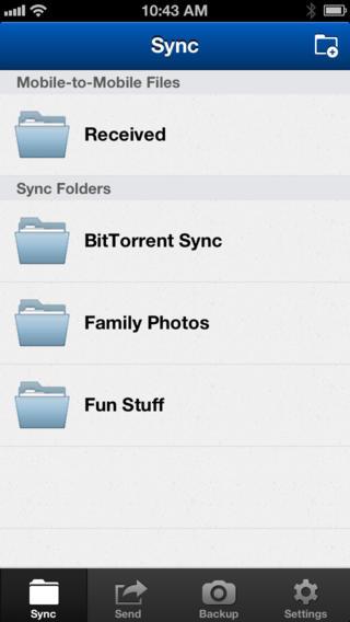BitTorrent Sync - Imagem 1 do software
