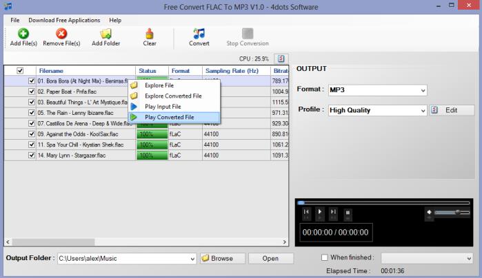 wav to flac converter software