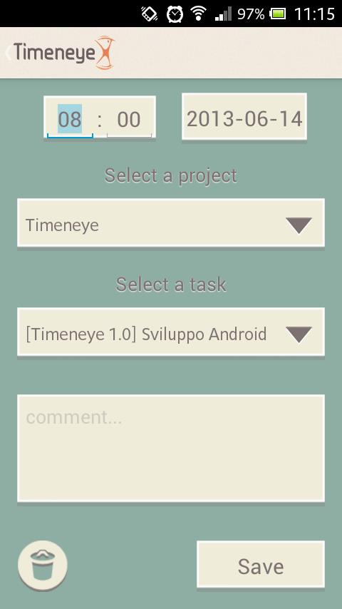Timeneye - Imagem 2 do software
