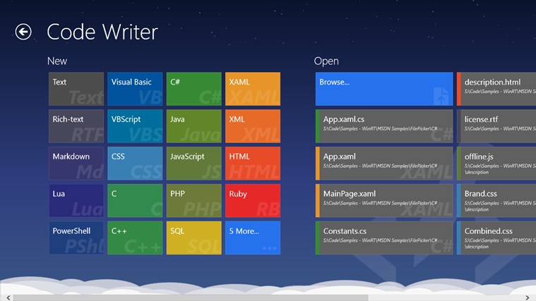 code writer for windows 7