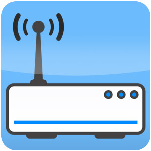 Logo Virtual Wi-Fi Router Ícone Logo Virtual Wi-Fi Router Ícone