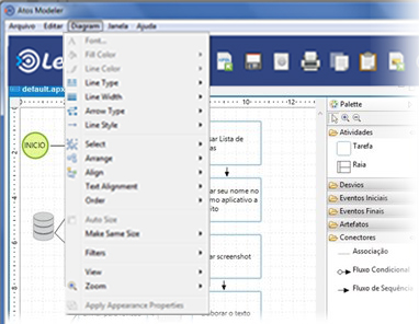 Imagem 7 do Modeler AtosBPM Lecom