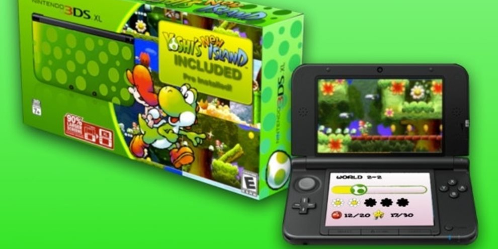 Nintendo 3DS XL receberá pacote especial com Yoshi’s New Island nos EUA