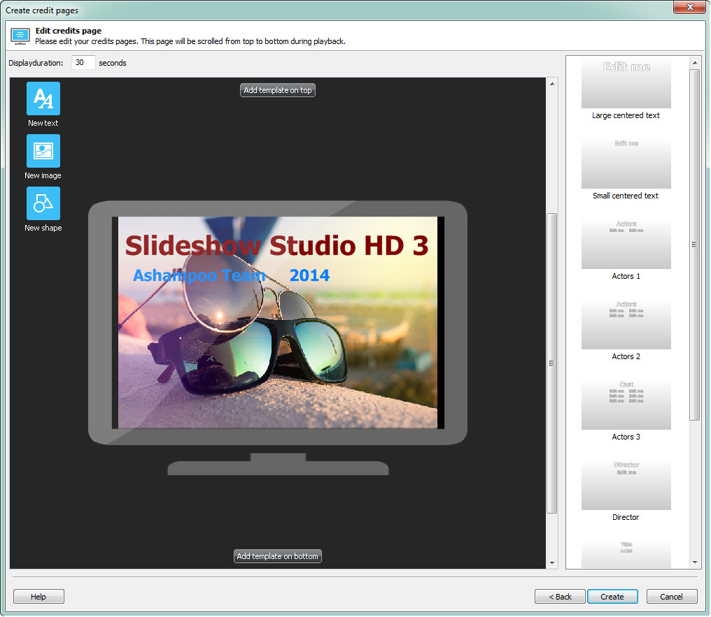 Imagem 7 do Ashampoo Slideshow Studio HD