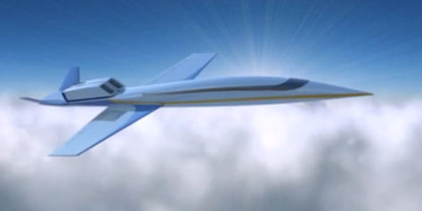 Imagem de: Spike S-512: avião comercial troca janelas por telas de TV [vídeo]