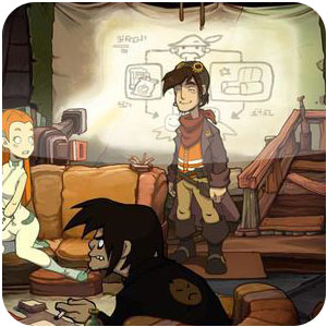 Logo Chaos on Deponia Ícone Logo Chaos on Deponia Ícone