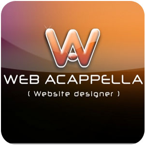 Logo Web Acappella Ícone Logo Web Acappella Ícone