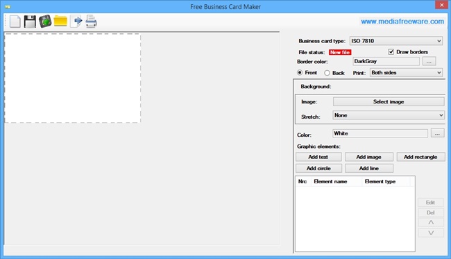 business card maker free download for pc