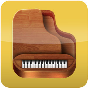 Logo Little Piano Ícone Logo Little Piano Ícone