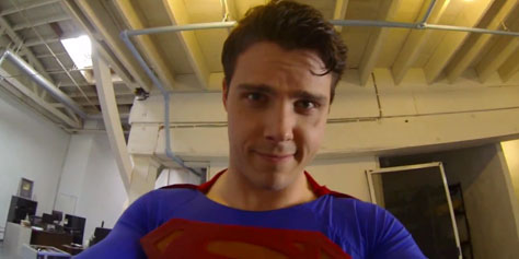 Imagem de: Veja como seria a vida do Superman com a ajuda de uma GoPro