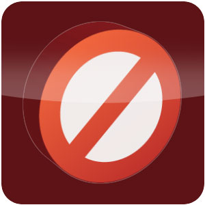 Logo Quick Site Blocker Ícone Logo Quick Site Blocker Ícone