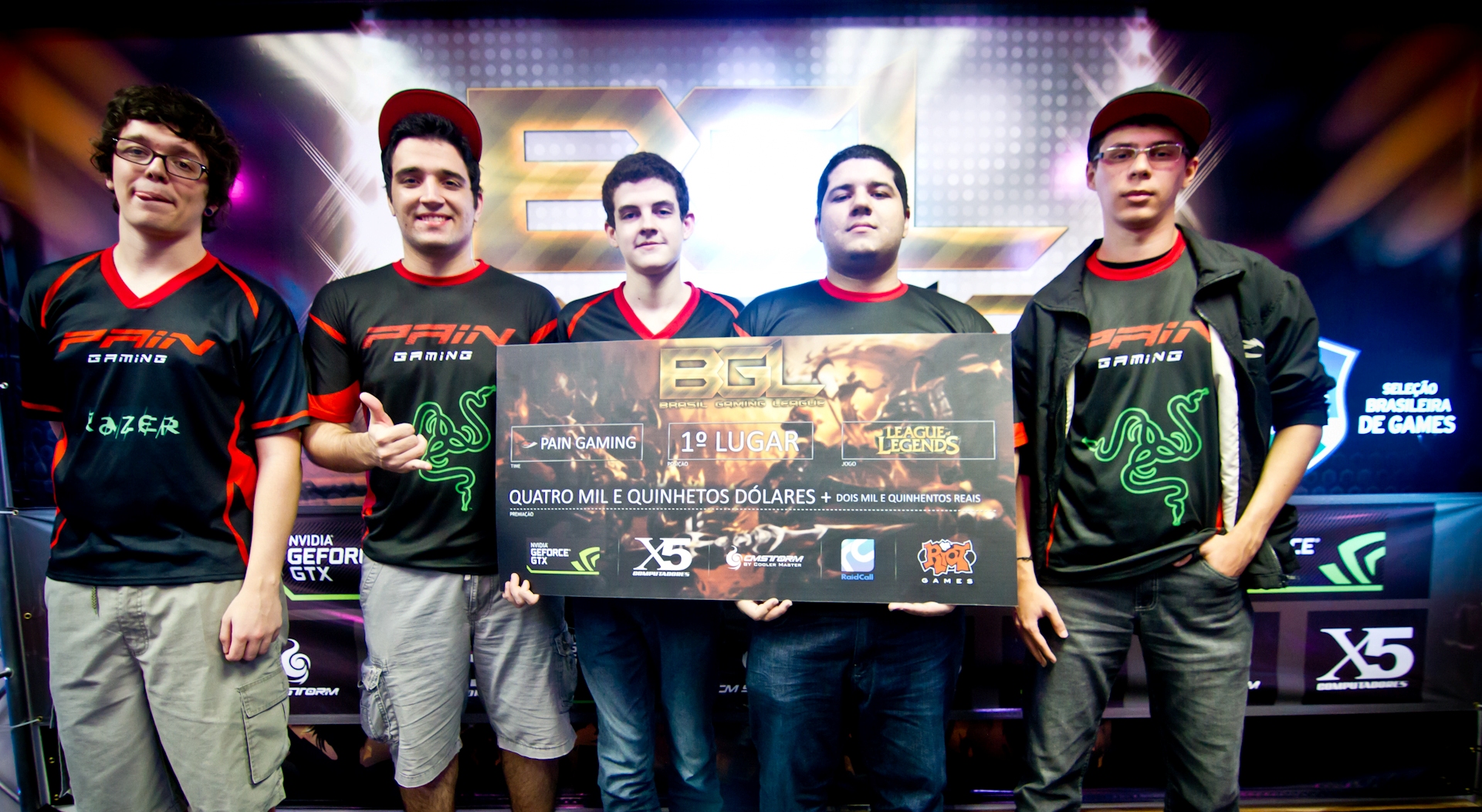 640 mil pessoas acompanharam a vitória da paiN Gaming na BGL Arena de League of Legends. Foto: Reprodução/x5computadores