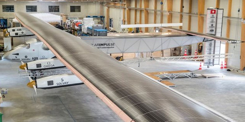 Imagem de: Solar Impulse 2: o avião que vai dar a volta ao mundo usando energia solar