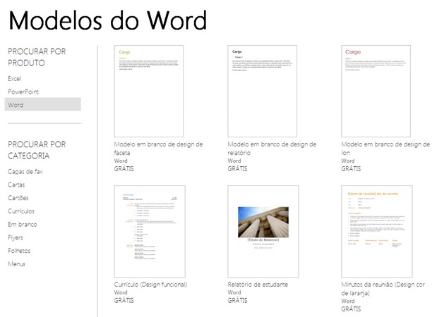 Microsoft Office Online Download para Web em Português Grátis