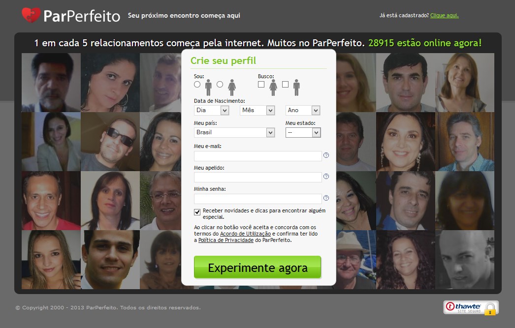 ParPerfeito dating site