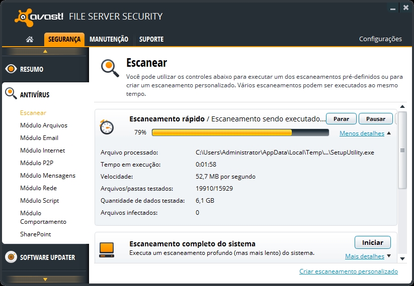 Imagem 2 do Avast! File Server Security