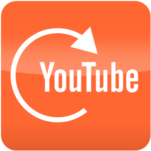 Logo YouTube Loop Ícone Logo YouTube Loop Ícone