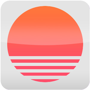 Logo Sunrise Calendar Ícone Logo Sunrise Calendar Ícone