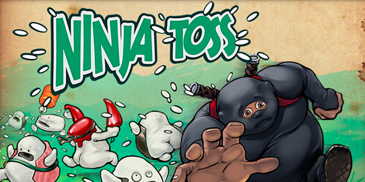 Logo Ninja Toss Ícone Logo Ninja Toss Ícone