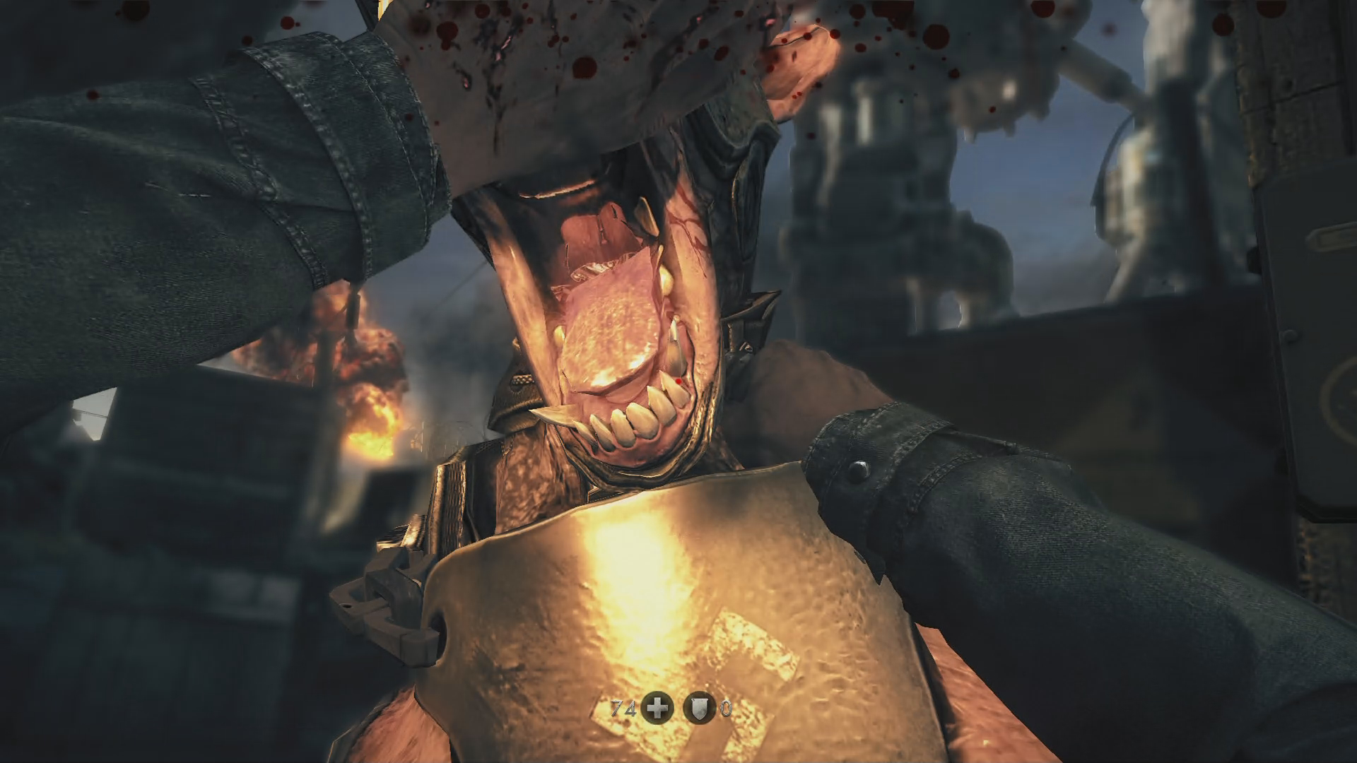 Há muita diferença gráfica entre as versões de Wolfenstein: The New Order?