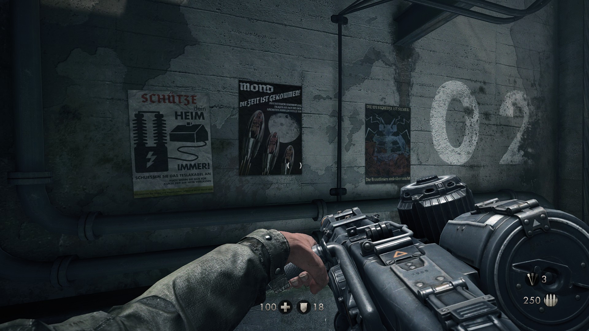 Há muita diferença gráfica entre as versões de Wolfenstein: The New Order?