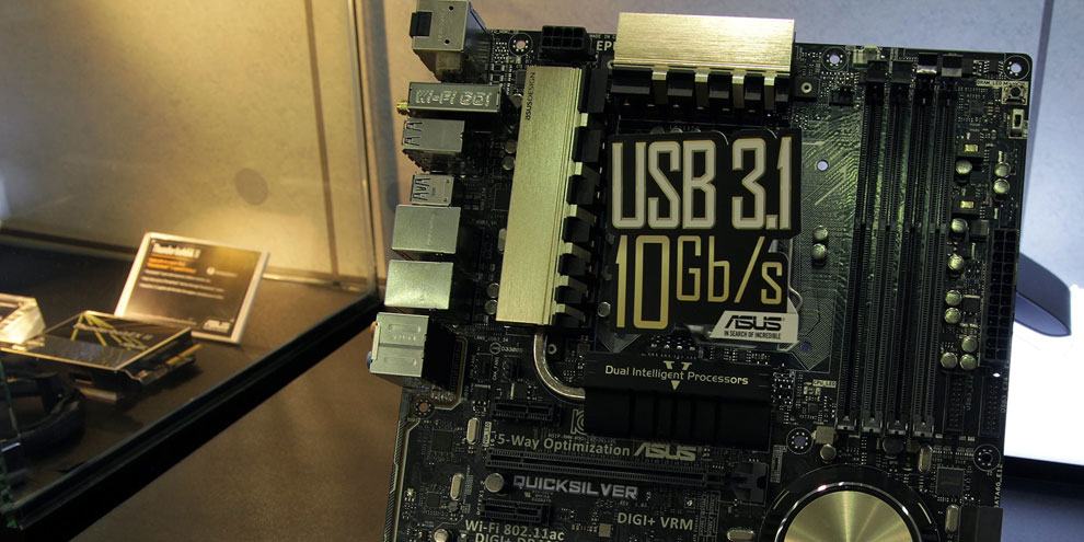 Imagem de: ASUS mostra duas placas-mãe compatíveis com USB 3.1