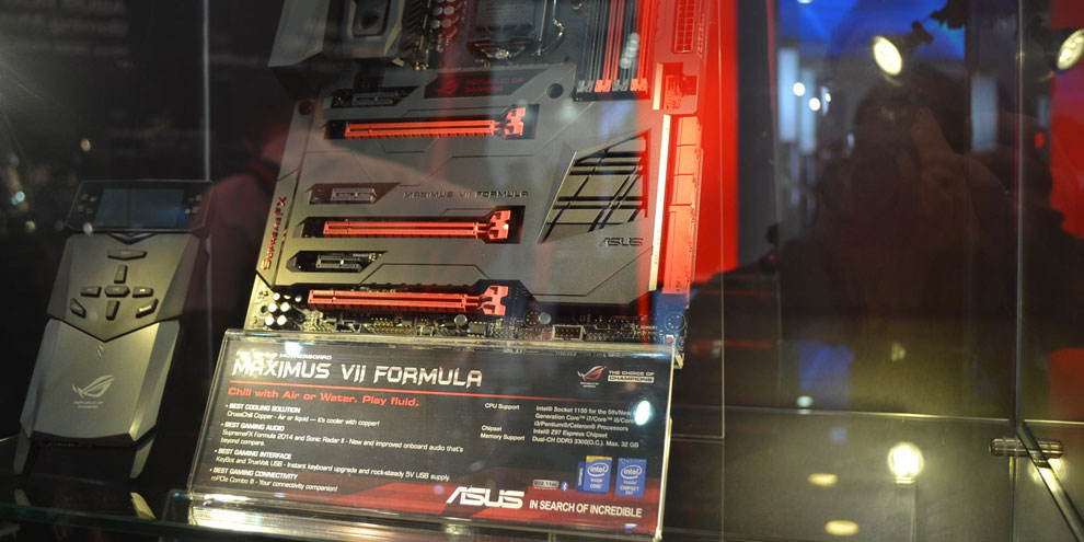 Imagem de: ASUS ROG: Maximus VII Formula é atração na Computex