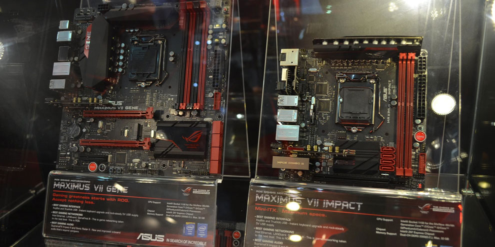 Imagem de: ASUS ROG mostra Maximus VII Impact na Computex