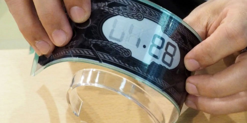 Imagem de: E Ink trabalha em smartwatch com tela flexível