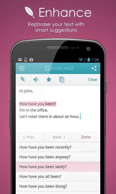 Ginger Page Grammar Keyboard Download To Android Gratis