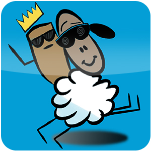 Logo Sheep King French Fries Ícone Logo Sheep King French Fries Ícone